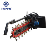 Trencher łańcuchowy RS06-RS07 — osprzęt do miniładowarki Rippa