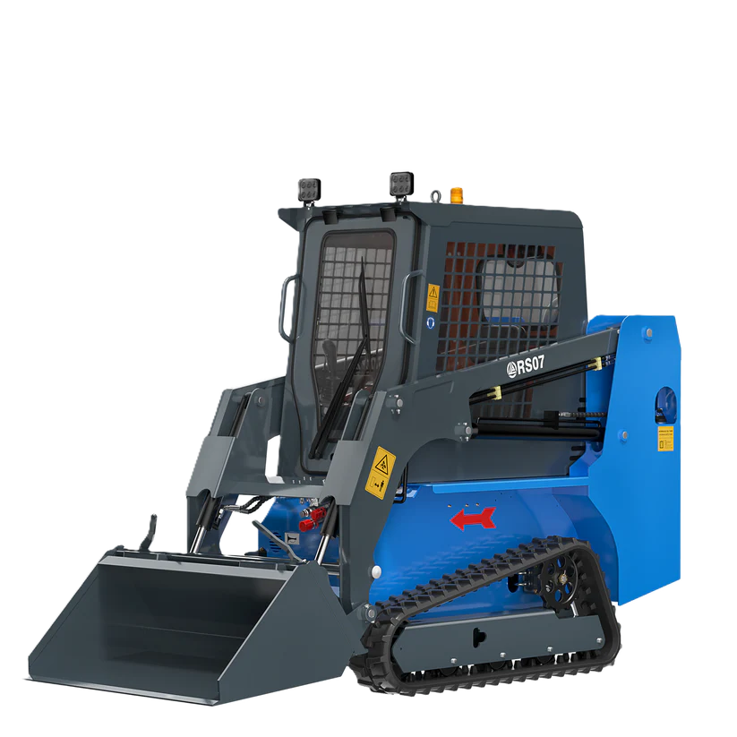 RS-07 auf Ketten. KUBOTA-Motor.